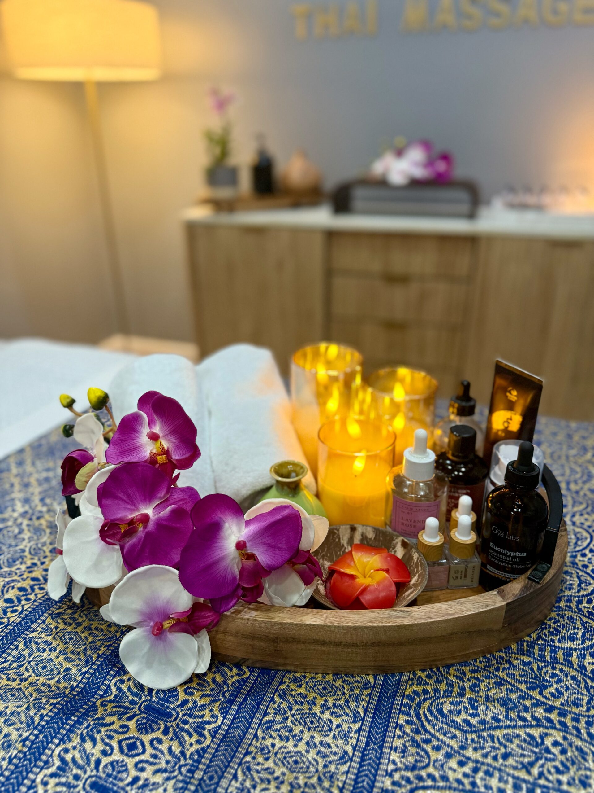 A massage tray